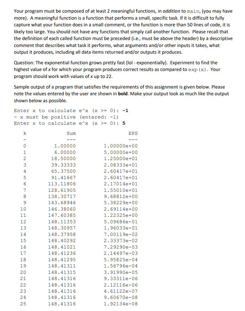 series below for all real values of x: xk x2 ex =