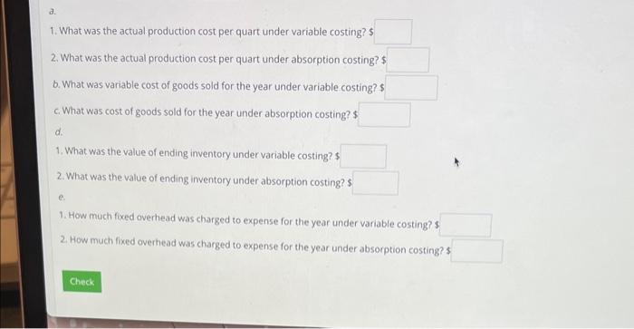 Ollie's Olive Oil produced 124,800 quarts of olive oil. Duri is first