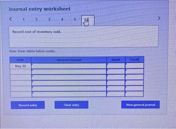 the order is incorrect. May 10 Pays the full amount due to