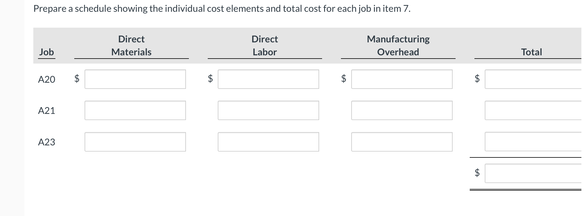 production. 1. Materials purchased on account $157,440, and factory wages incurred $71,630.
