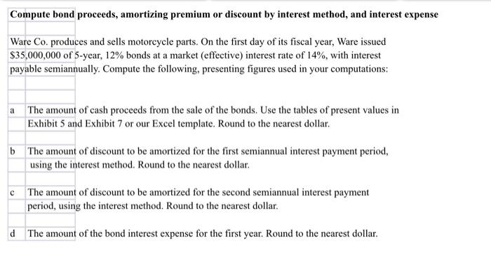 expense Ware Co. produces and sells motorcycle parts. On the first day