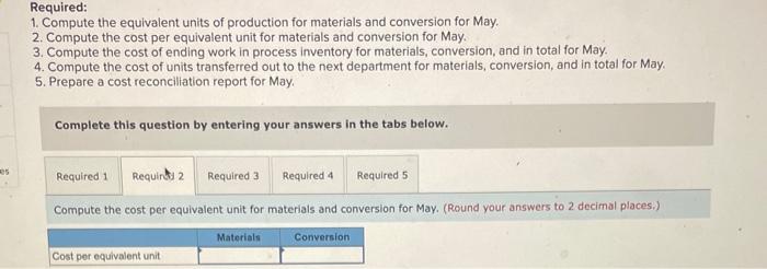manufactures a caulking compound that goes through three processing stages prior to