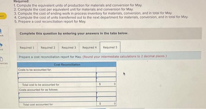 conversion 90% complete Pounds started into production during May Pounds completed and