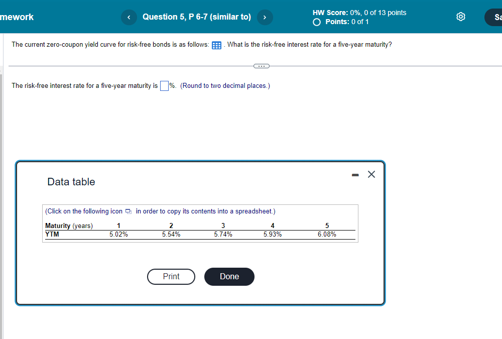 mework Question 5, P 6-7 (similar to) > HW Score: 0%, 0