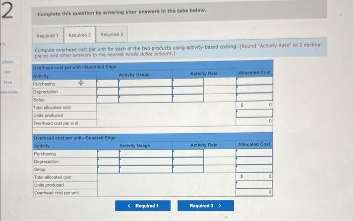 types of glass shelving: rounded edge and squared edge. The company reports
