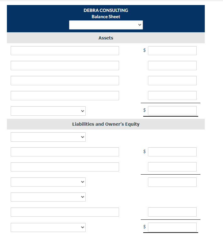 of May. May 1 Debra invested $6,000 cash in the business. 2
