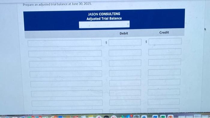 Expense. Other data: Supplies on hand at June 30 total $950. 1.