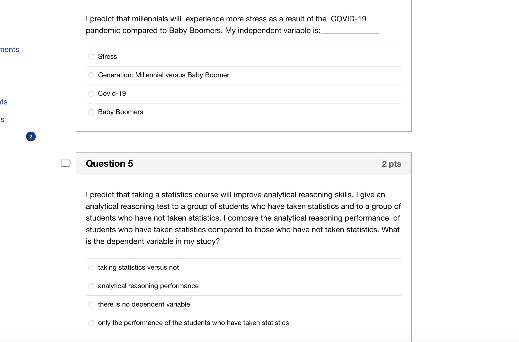 ments ts S 2 I predict that millennials will experience more stress