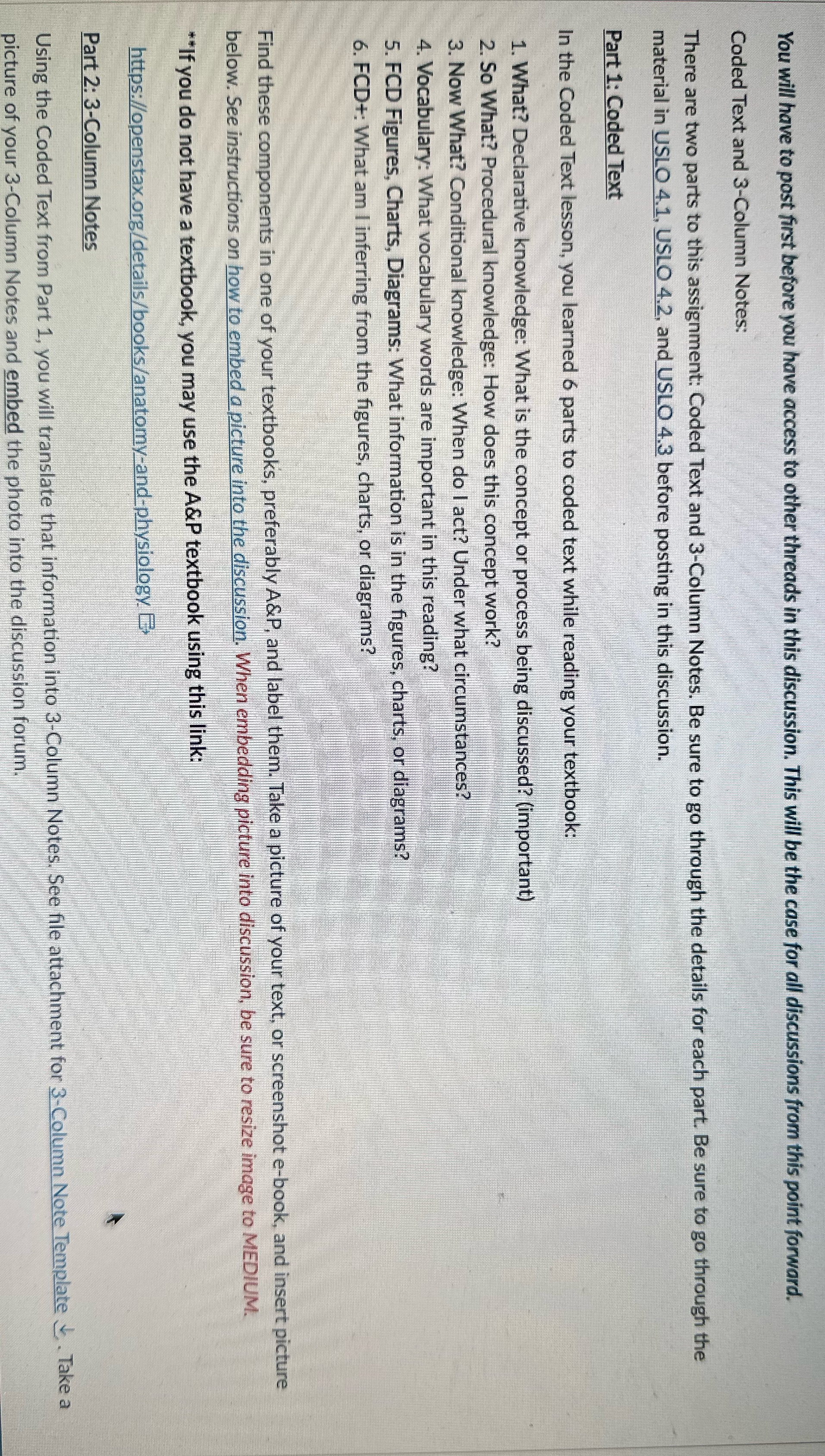 You will have to post first before you have access to other