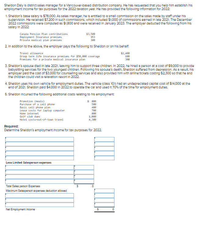 Sheldon Daly is district sales manager for a Vancouver-based distribution company. He