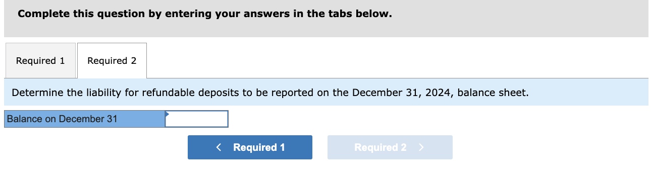 months. Containers held by customers at January 1, 2024, represented deposits of