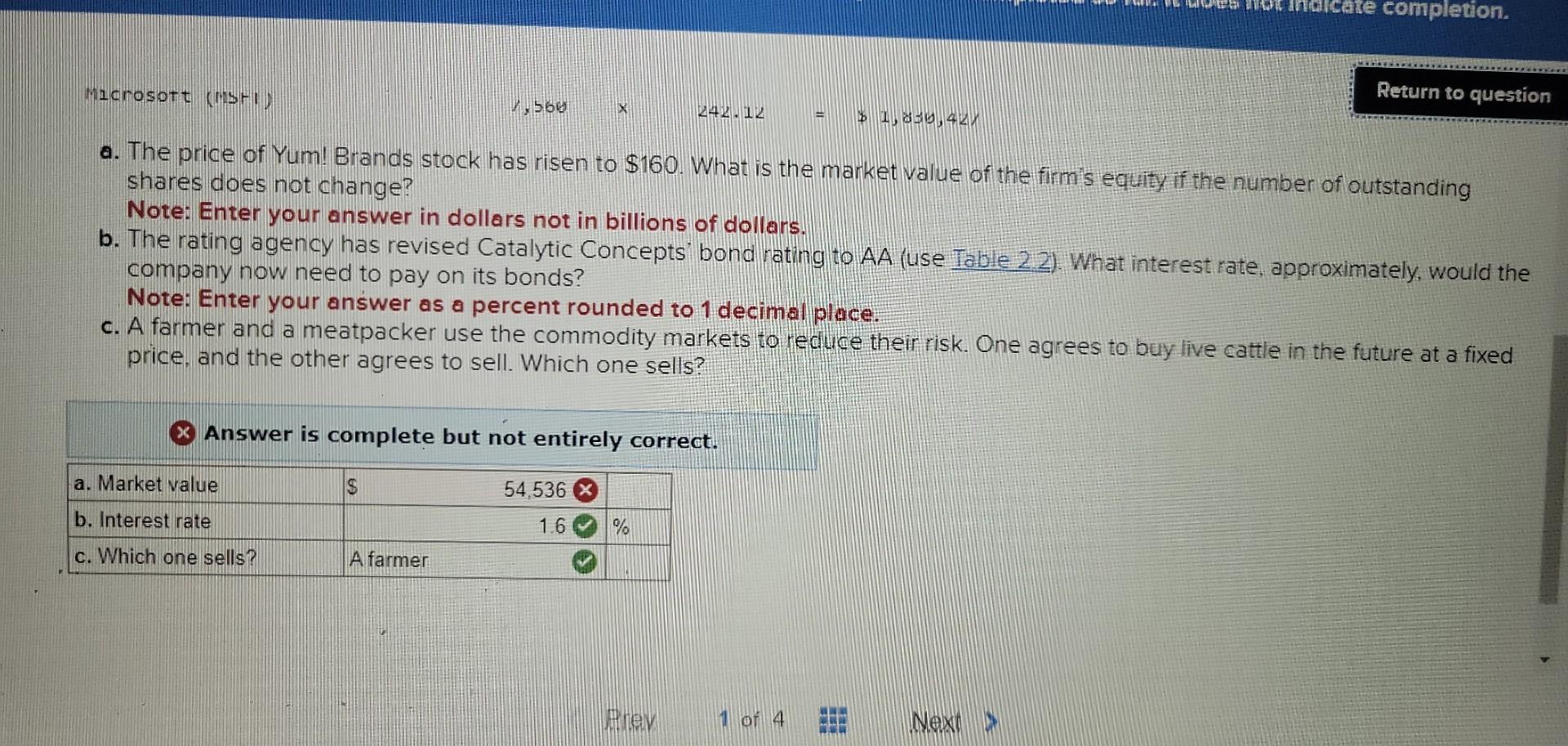 table. Number of Callaway Golf (ELY) Alaska Air Group (ALK) Yum! Brands