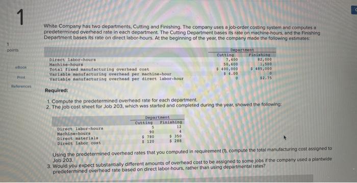 Cutting Finishing 3 90 12 4 $780 $ 350 $120 $ 288