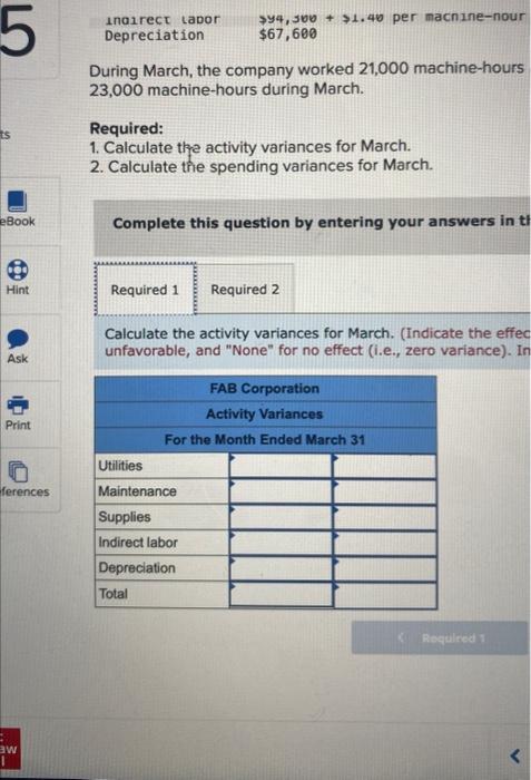 Check my wo You have just been hired by FAB Corporation, the