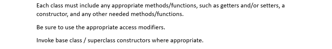 program that uses the inheritance hierarchy below. Electronics Computer Phone File 1: