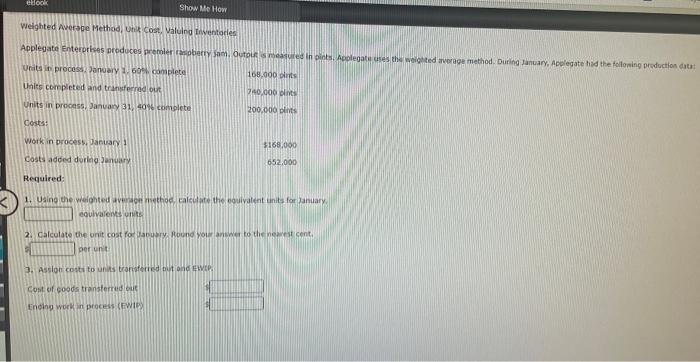 ebook Show Me How Weighted Average Method, Unit Cost, Valuing Inventories Applegate