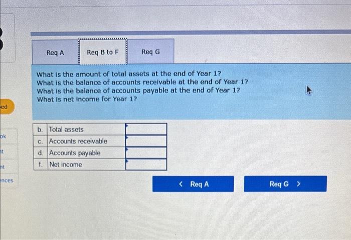 a public accounting firm, for the Year 1 accounting period: 1. Performed