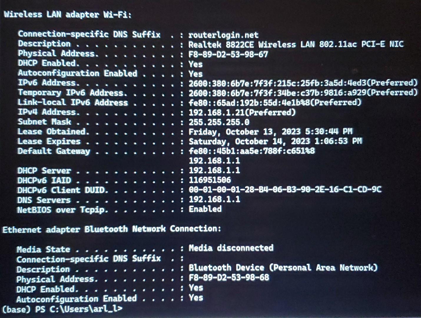 the IP address, mask, default gateway, and DNS server. 3. Where did