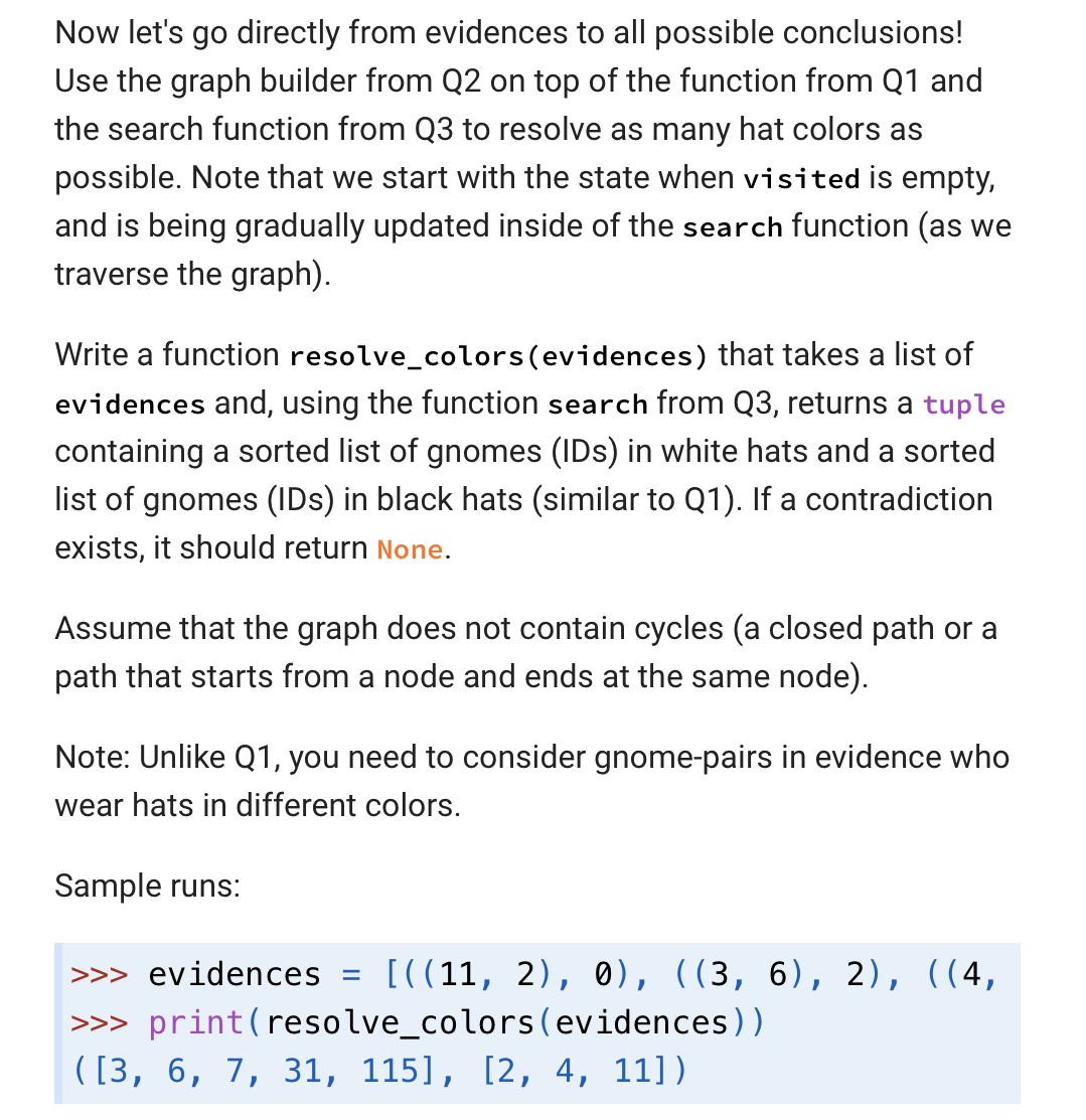 Now let's go directly from evidences to all possible conclusions! Use the