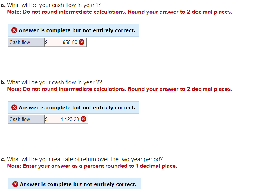 bond with a 2-year maturity and a (real) coupon of 5.9% paid