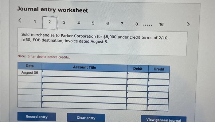 perpetual inventory system. (Hint: It will help to identify each receivable and