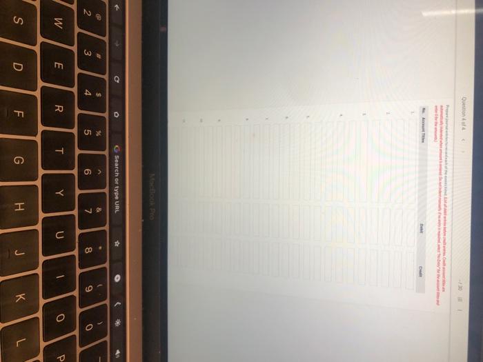 The following transactions took place during the first month. Transactions on May