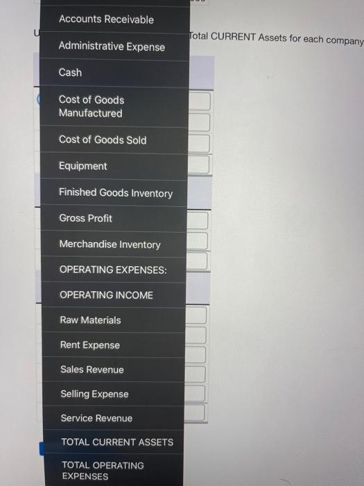 Cost of Goods Sold 46,200 Equipment 52,600 Merchandise Inventory 7,800 Sales Revenue