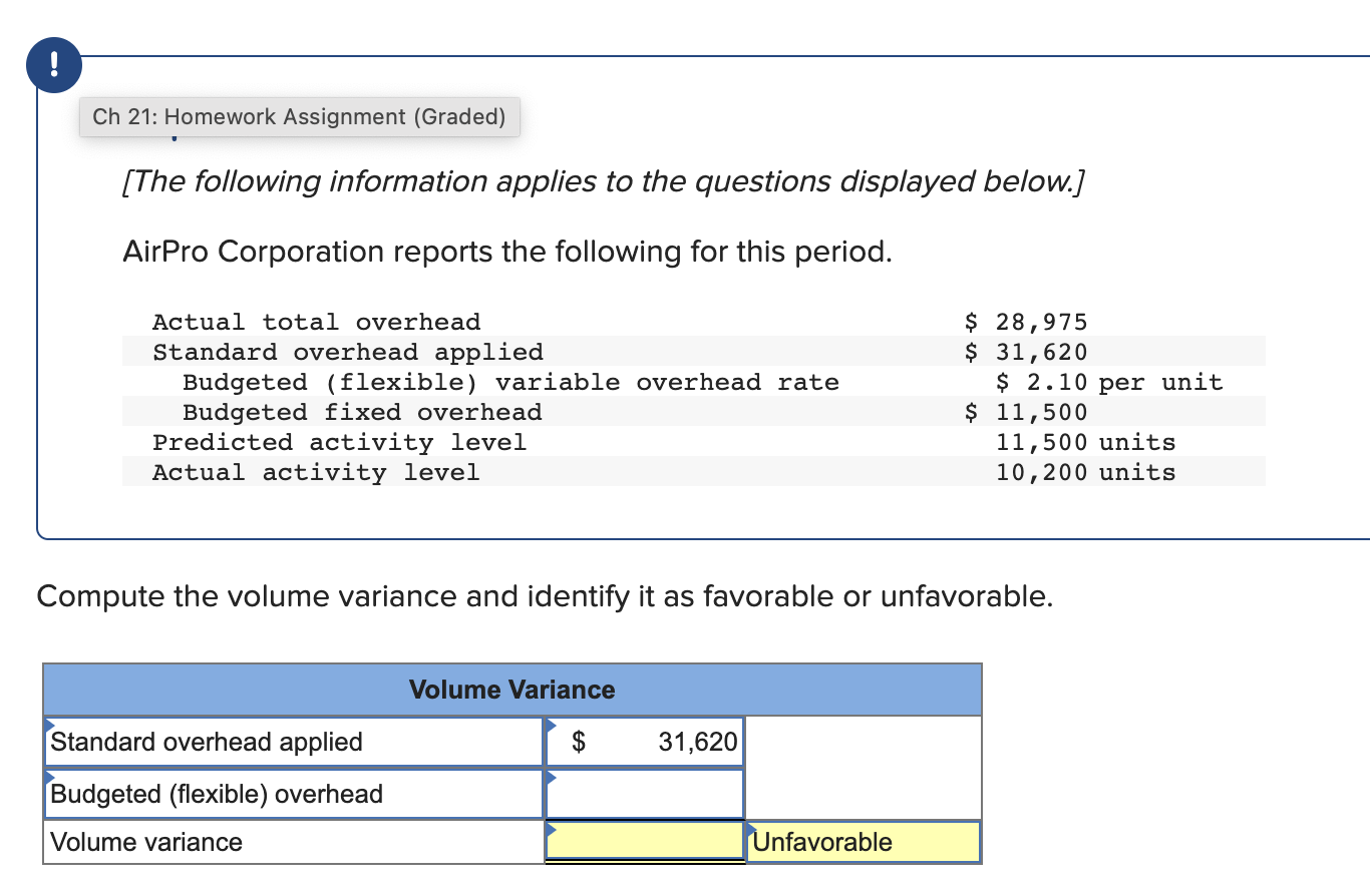 ! Ch 21: Homework Assignment (Graded) [The following information applies to the