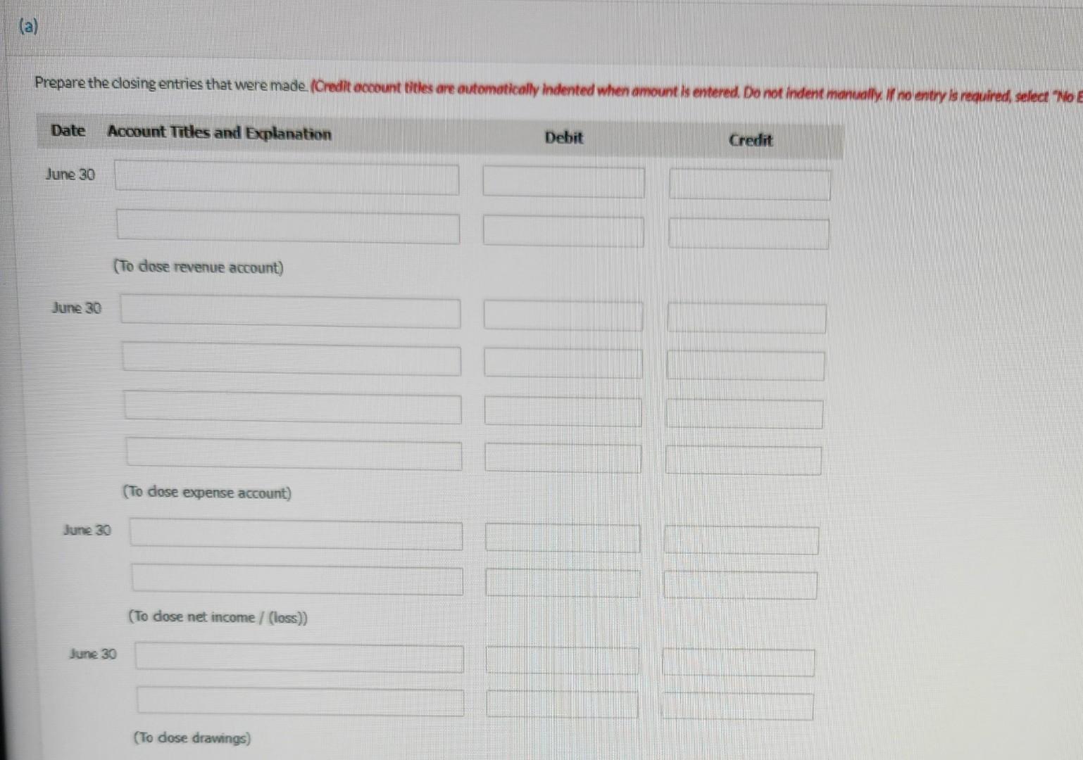 for Sheridan's Salon are presented here. All June 30 postings are from