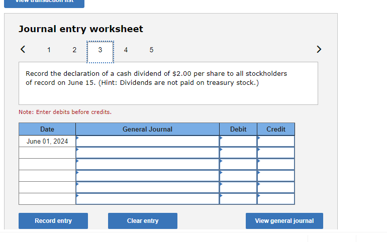 share. Note: Enter debits before credits. Date October 21, 2024 General Journal