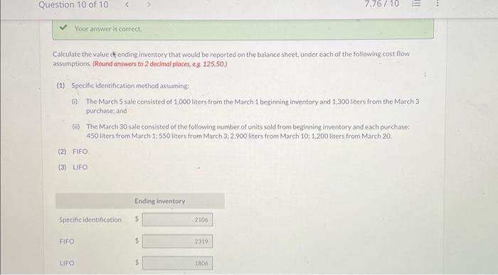 Crane Inc. uses the periodic method of accounting for its inventory transactions.