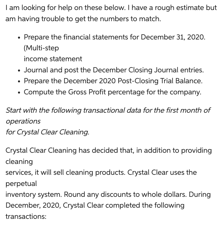 I am looking for help on these below. I have a rough