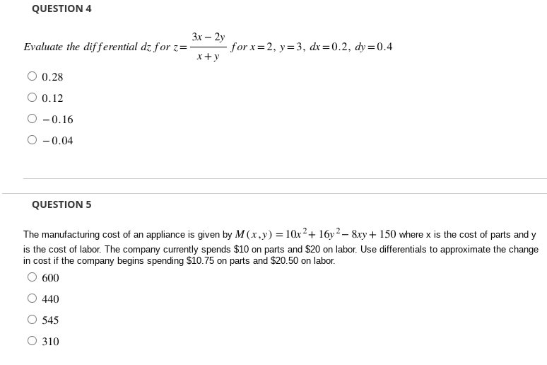 ). Ox+y+60 O -x-2y+60 -x-y-60 -2x-y+60 QUESTION 5 Set F,F, F, equal