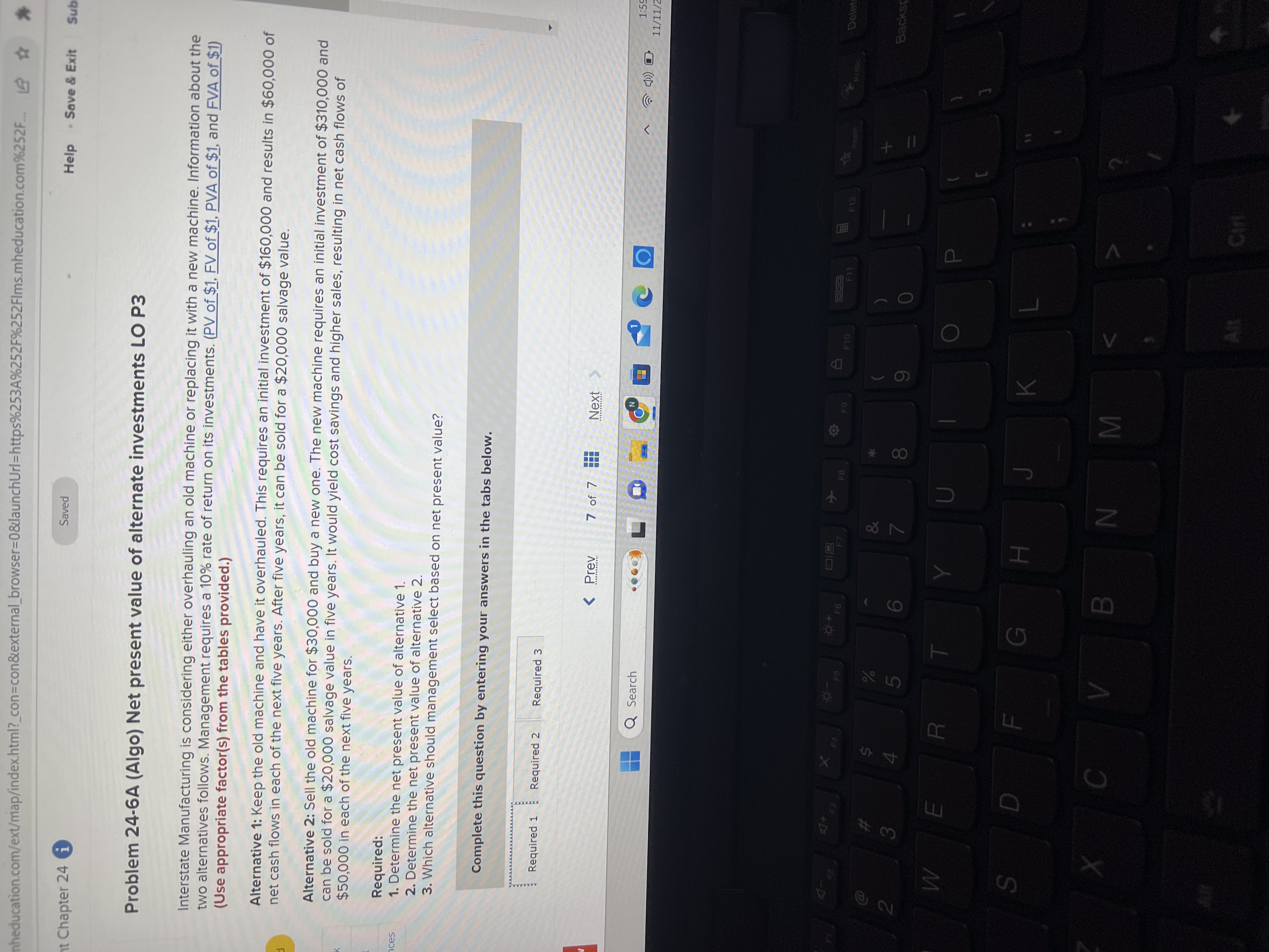 mheducation.com/ext/map/index.html?_con=con&external_browser=0&launchUrl=https%253A%252F%252Flms.mheducation.com%252F nt Chapter 24 i ces Saved 8 * Help Save &