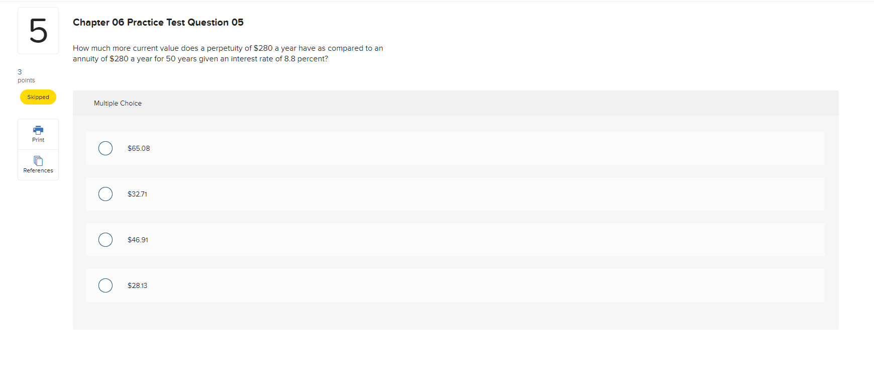 you added another $2,500 to the account. Today, you are making a