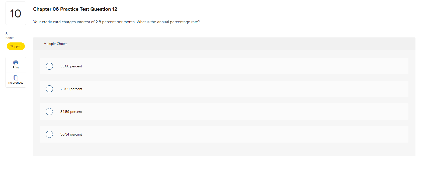 $6,400 on a vacation 3 years from now, $16,000 on a vacation