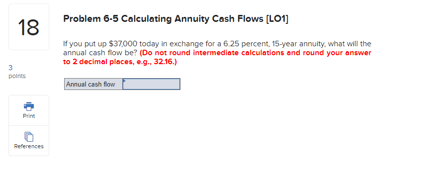to an annuity of $280 a year for 50 years given an