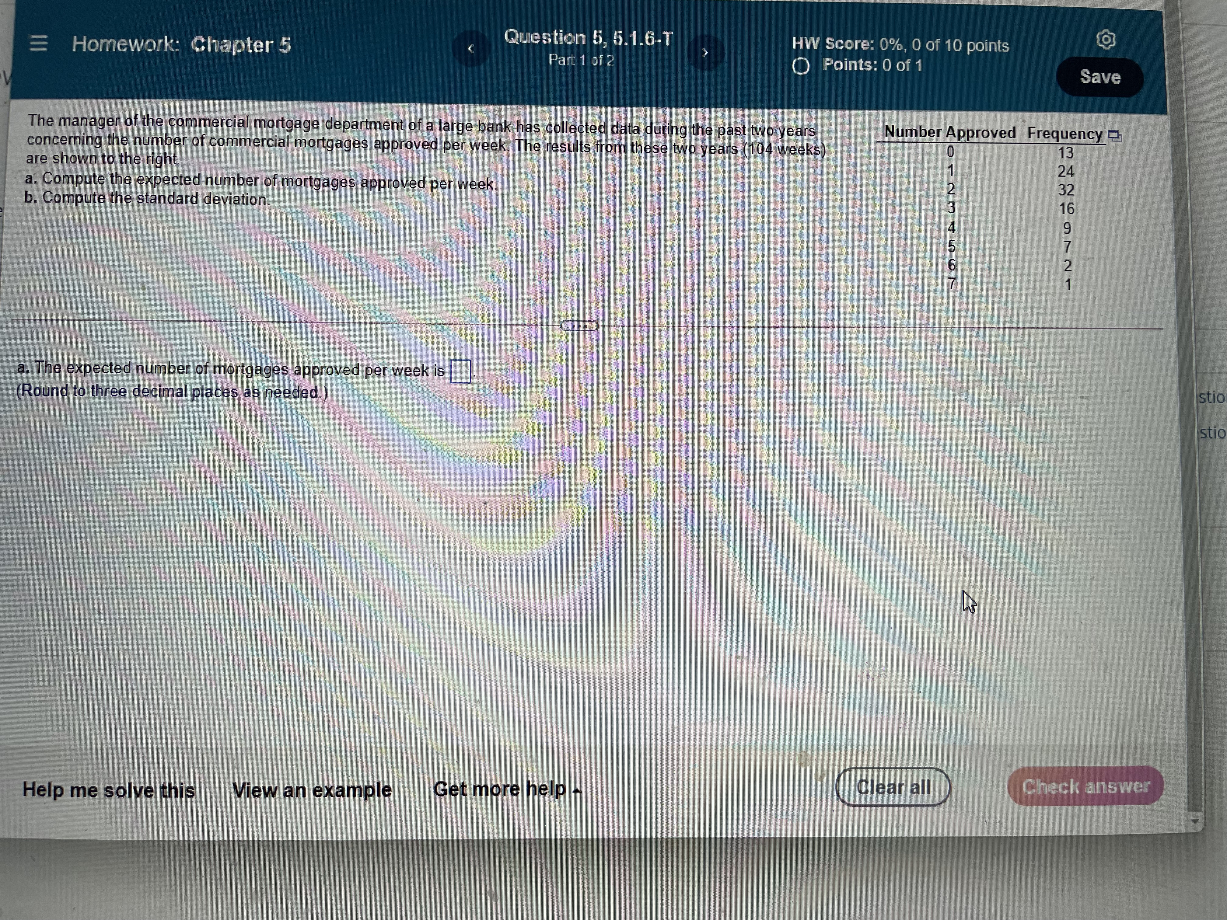 HW Score: 0%, 0 of 10 points O Points: 0 of 1