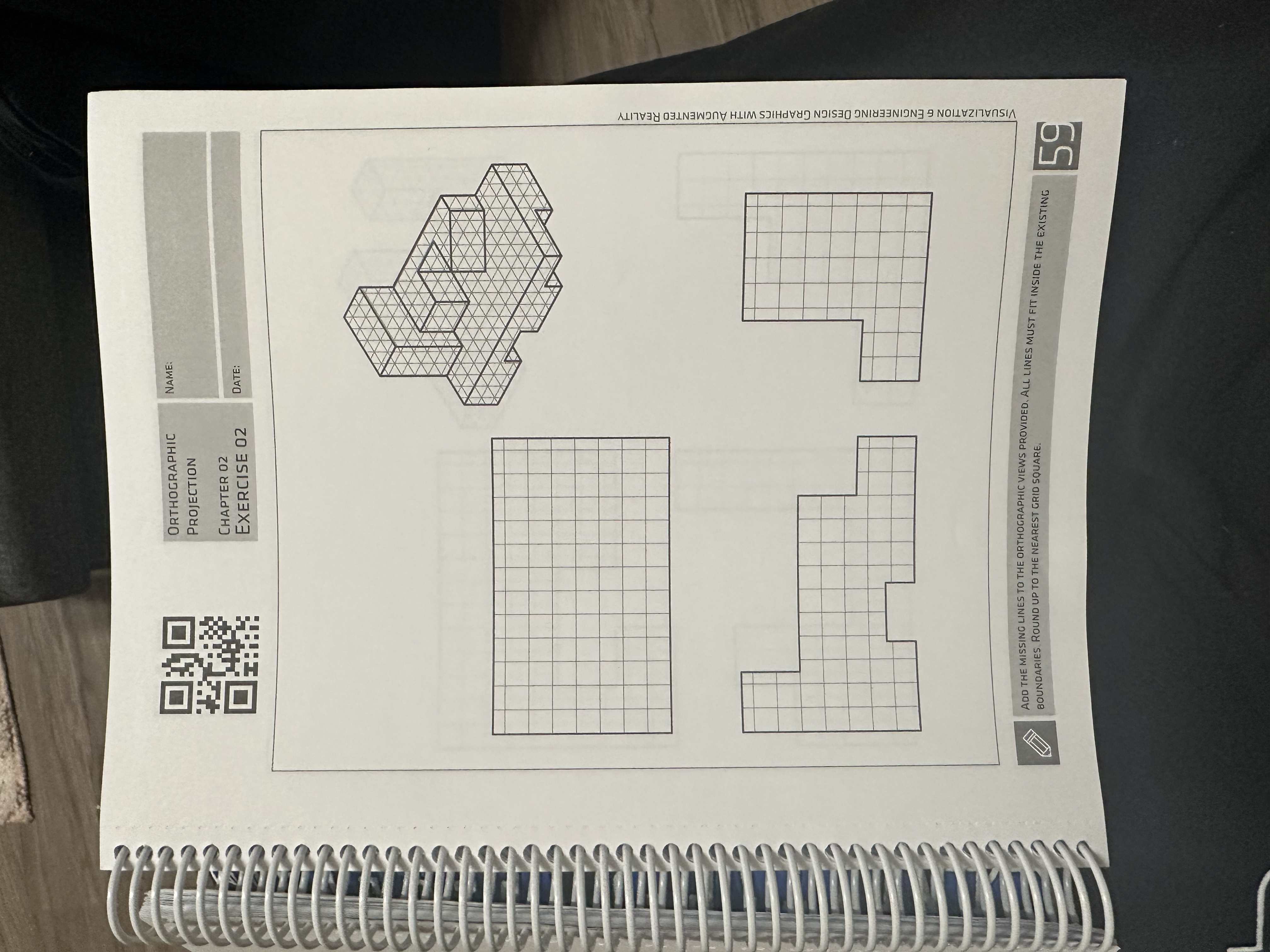 PROJECTION CHAPTER 02 EXERCISE 11 DATE: VISUALIZATION & ENGINEERING DESIGN GRAPHICS WITH