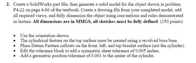 2. Create a SolidWorks part file, then generate a solid model for