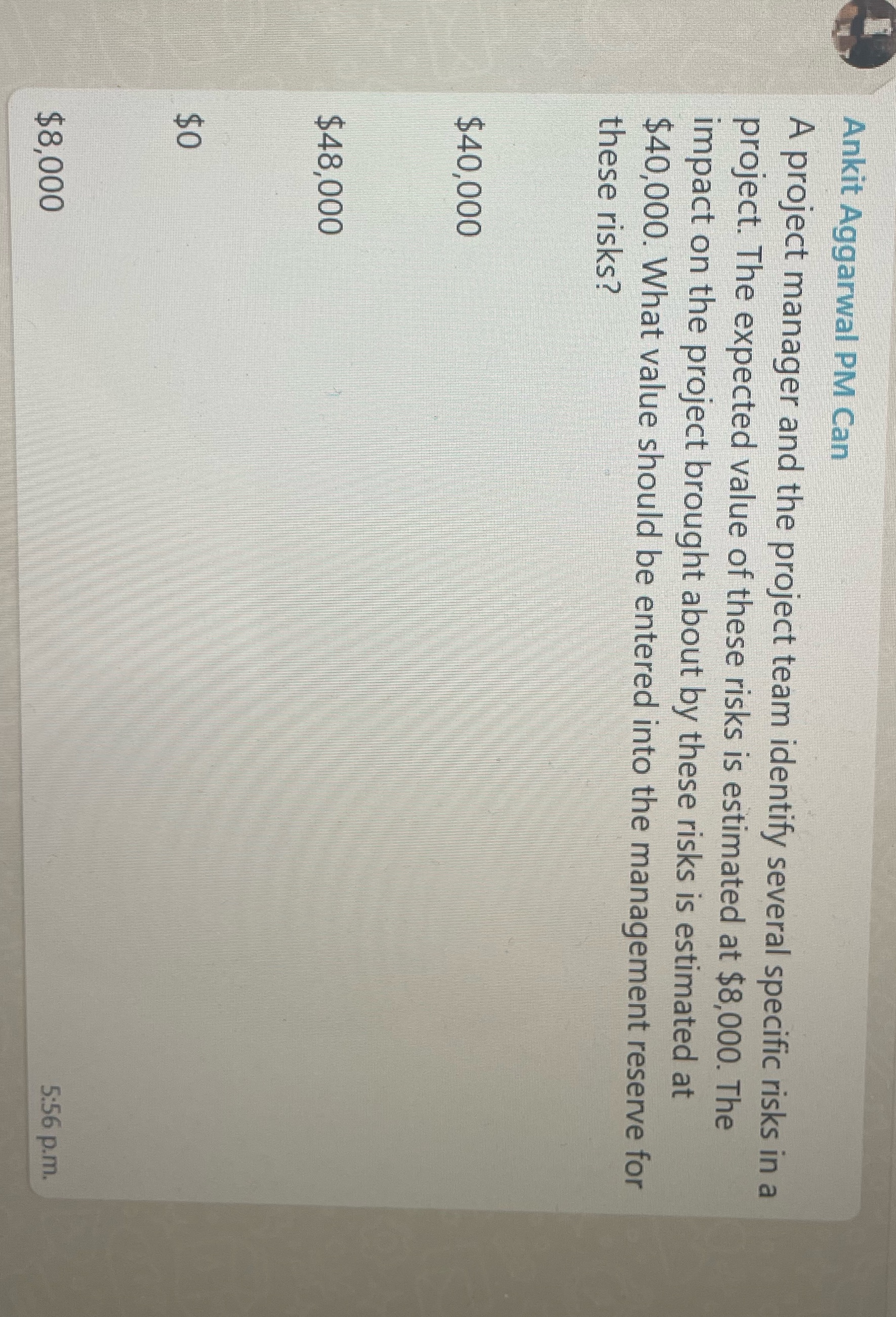 Ankit Aggarwal PM Can A project manager and the project team identify