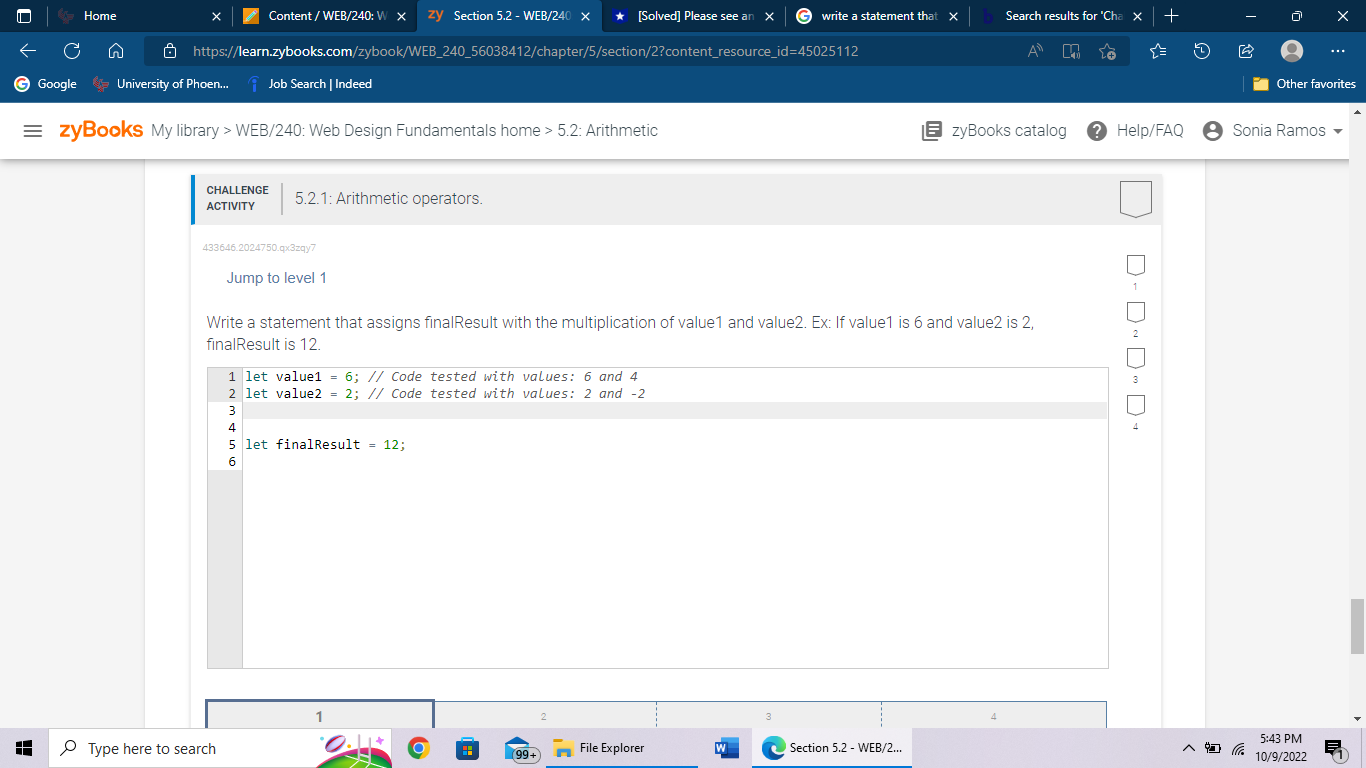 Home Content/WEB/240: W X zy Section 5.2 - WEB/240 [Solved] Please see