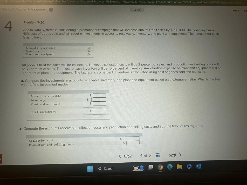 add the two figures together. Collection cost Production and selling costs Total