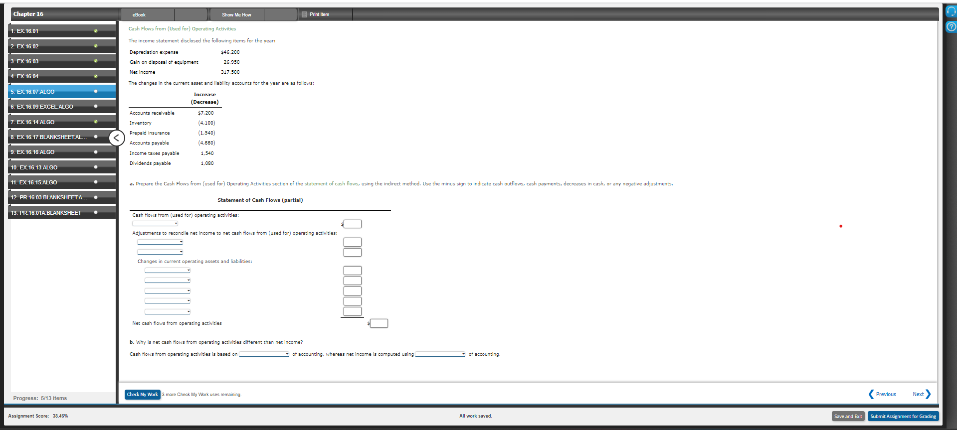 Print Item Chapter 16 1. EX.16.01 2. EX. 16.02 3. EX.16.03 4.