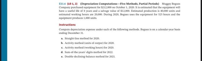 purchased machinery for $315,000 on May 1, 2020. It is estimated that
