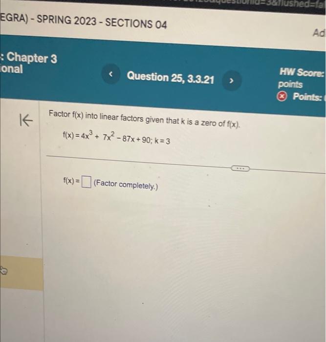 EGRA)-SPRING 2023 - SECTIONS 04 Chapter 3 onal K D shed-fal Ad