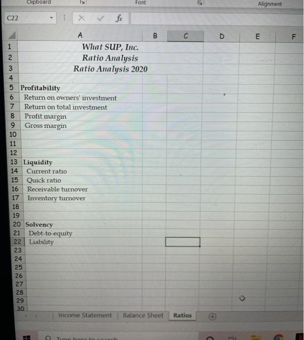 ch3-03.xls. This file contains three worksheets, which are labeled Income Statement, Balance