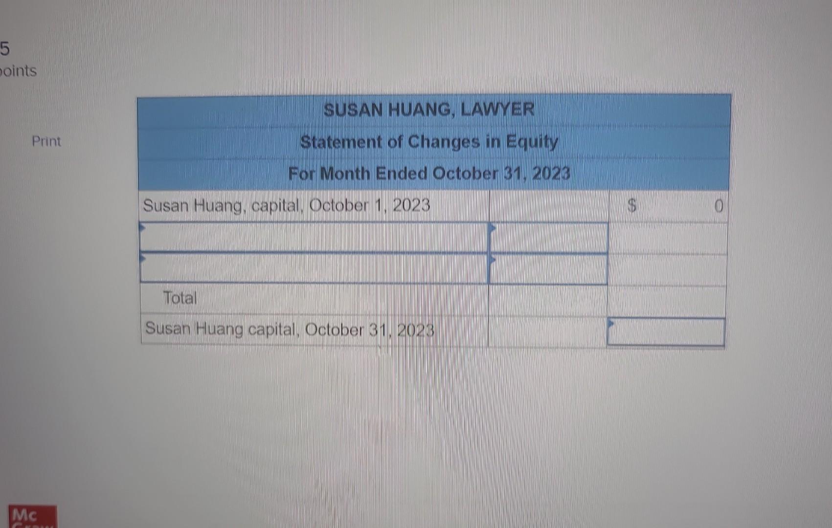 during the month. After completing the first month of practice, the financial