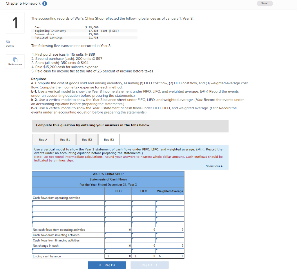 $87) 15,700 21,735 The following five transactions occurred in Year 3: 1.