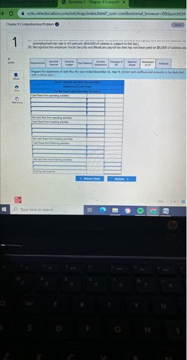 8. Billed $107,000 of monitoring services for the year. Credit card sales